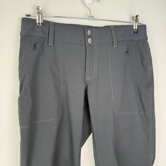 Kuhl Strattus Pants Wrinkle Free Air Fabric Ruched Leg Black Size 2 - Picture 4 of 12